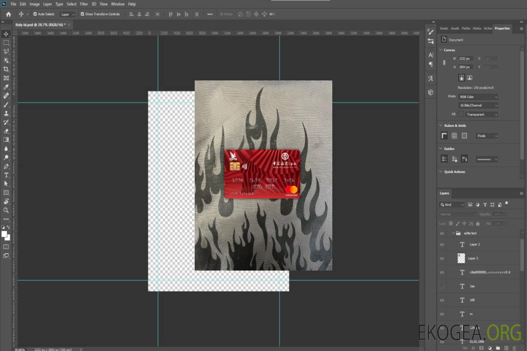 Photolook mastercard de la Banque de Chine de Hong Kong template Photolook mastercard de la Banque de Chine de Hong Kong template